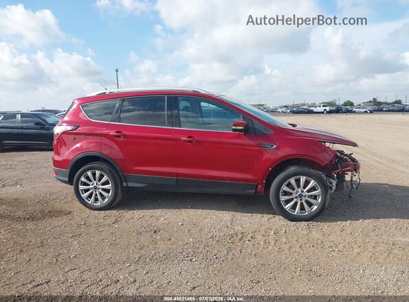 1FMCU9JD5HUC13663 2017 FORD ESCAPE Red Вид задньої частини салону