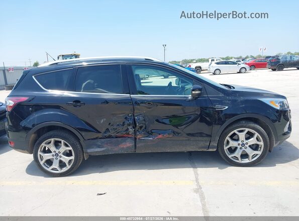 1FMCU9JD5HUD08840 2017 FORD ESCAPE Black Vista del cuadro de instrumentos