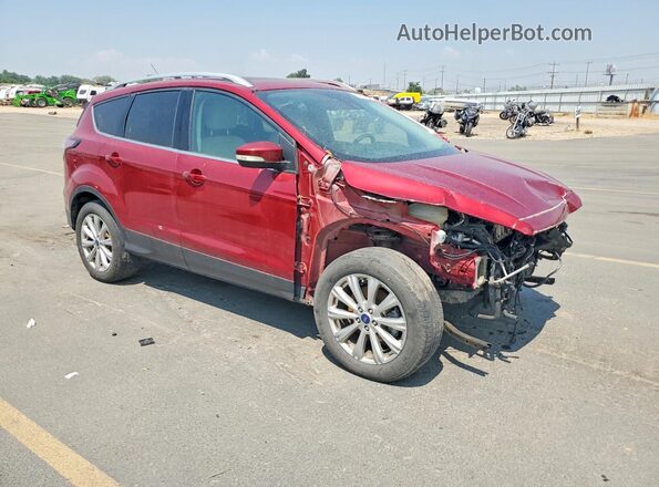 1FMCU9JD6HUB14799 2017 FORD ESCAPE Red Передня права чверть