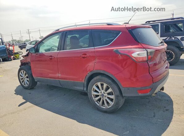 1FMCU9JD6HUB14799 2017 FORD ESCAPE Red Задня ліва чверть
