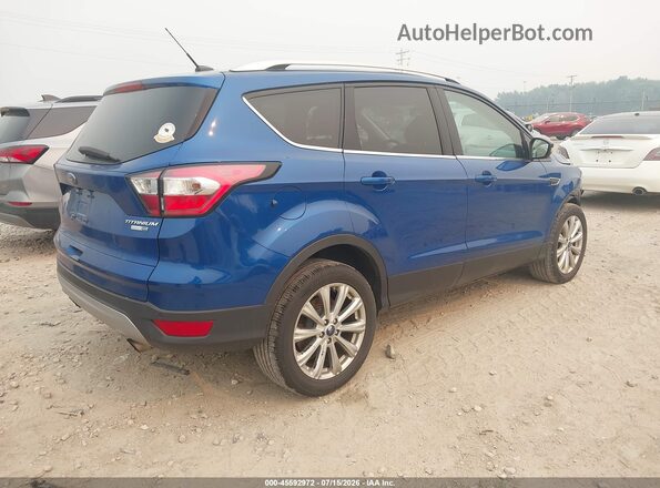1FMCU9JD8HUC93444 2017 FORD ESCAPE Синий Задняя правая четверть