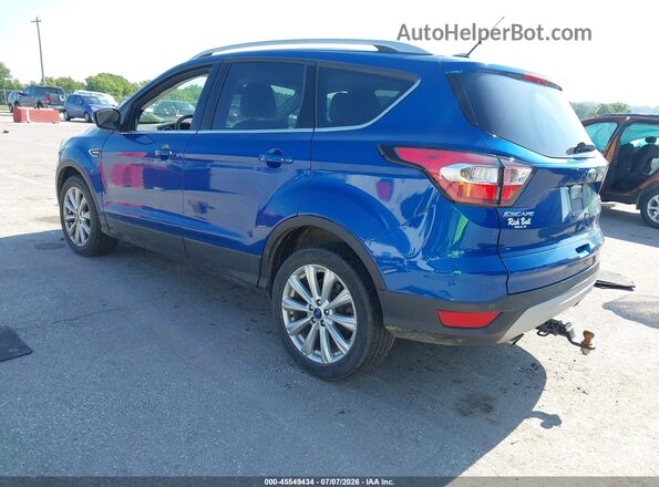 1FMCU9JD9HUE95290 2017 FORD ESCAPE Blue Trasero izquierdo