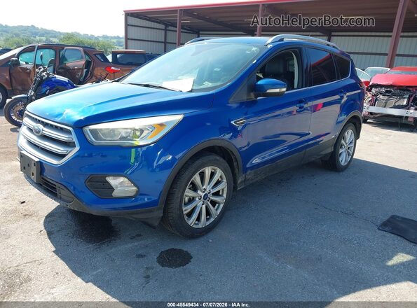 1FMCU9JD9HUE95290 2017 FORD ESCAPE Blue Vista tres cuartos delantera izquierda