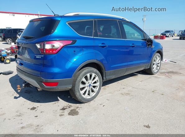 1FMCU9JD9HUE95290 2017 FORD ESCAPE Blue Trasero derecho