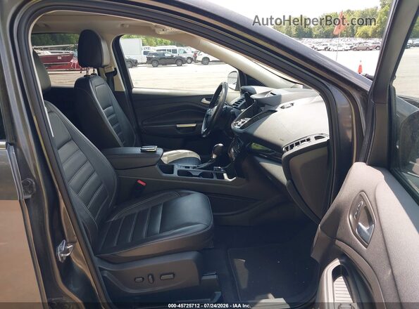 1FMCU9JDXHUD83744 2017 FORD ESCAPE Gray წინა სალონის ხედი