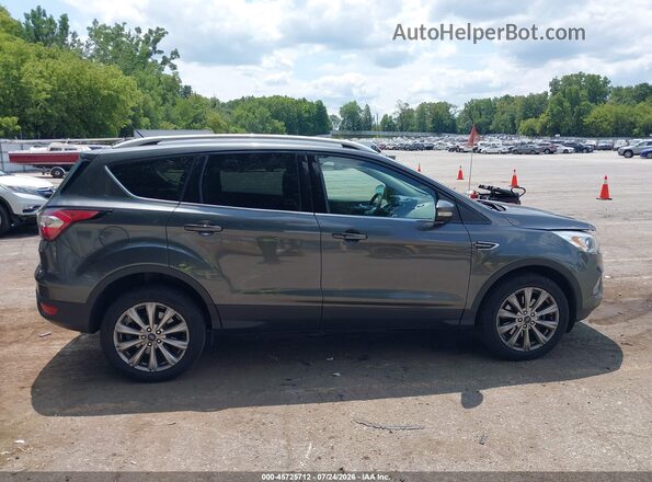 1FMCU9JDXHUD83744 2017 FORD ESCAPE Gray უკანა სალონის ხედი