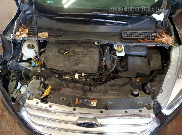 1FMCU9JDXHUE92916 2017 FORD ESCAPE Black Engine compartment view