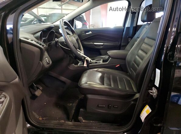 1FMCU9JDXHUE92916 2017 FORD ESCAPE Black Front interior view