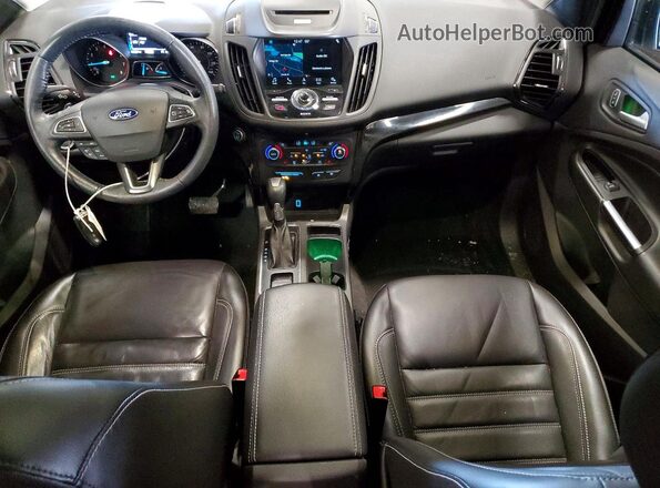 1FMCU9JDXHUE92916 2017 FORD ESCAPE Black Dashboard view