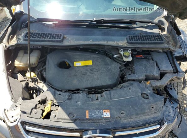 1FMCU9JX0GUA11256 2016 FORD ESCAPE Gray Widok wnętrza z tyłu