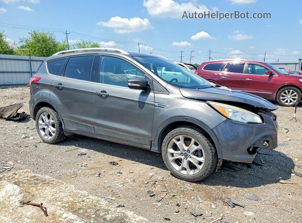 1FMCU9JX0GUA11256 2016 FORD ESCAPE Gray Przód prawy