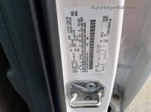 1FMCU9JX7GUB27781 2016 FORD ESCAPE White VIN sticker view