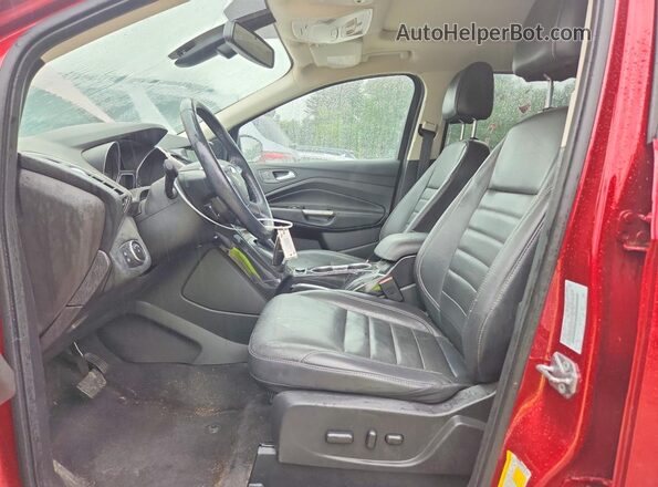 1FMCU9JX9GUB27619 2016 FORD ESCAPE Red Widok wnętrza z przodu