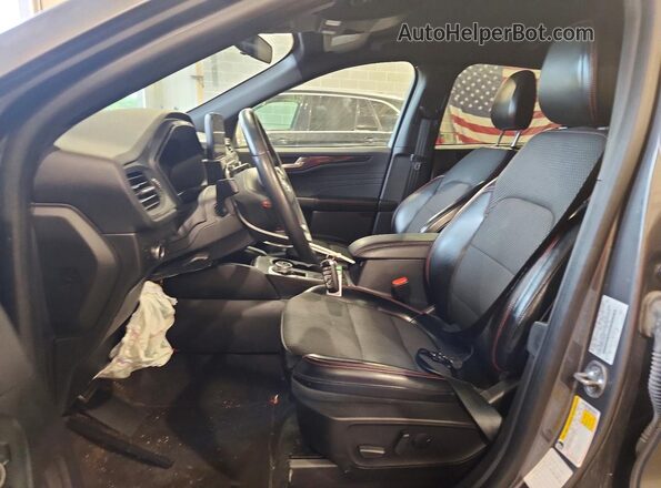 1FMCU9MN0PUA08383 2023 FORD ESCAPE Gray Vista interior delantera
