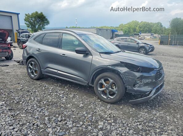 1FMCU9MN0PUB16759 2023 FORD ESCAPE Gray Przód prawy
