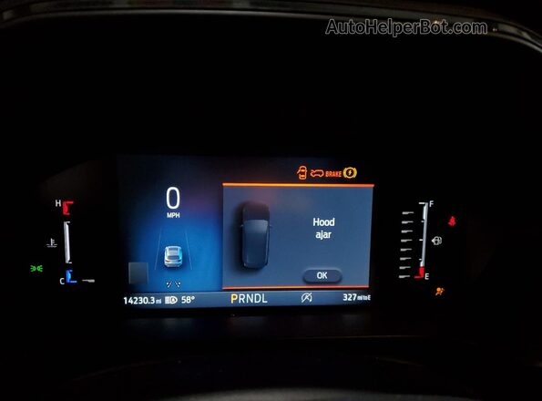 1FMCU9MN0RUB41759 2024 FORD ESCAPE Black Instrument cluster view