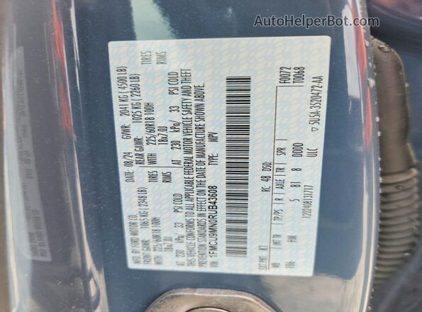 1FMCU9MN0RUB43608 2024 FORD ESCAPE Синий Вид подкапотного пространства