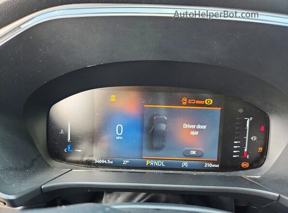 1FMCU9MN1PUB43145 2023 FORD ESCAPE Silver ხელსაწყოთა პანელის ხედი