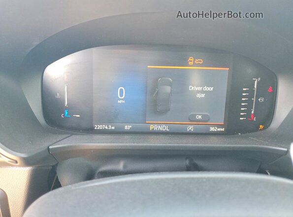 1FMCU9MN2RUA98560 2024 FORD ESCAPE Silver Вид щитка приладів