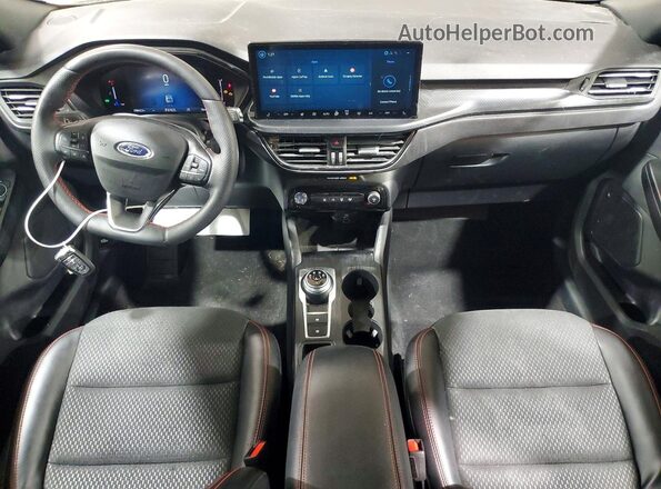 1FMCU9MN2SUB57385 2025 FORD ESCAPE Charcoal Вид панелі приладів