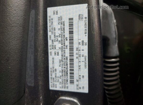 1FMCU9MN2SUB57385 2025 FORD ESCAPE Charcoal Вид наклейки з VIN-кодом