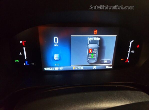 1FMCU9MN3TUA32008 2026 FORD ESCAPE Black Вид щитка приладів