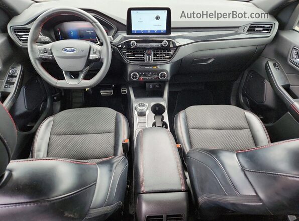 1FMCU9MN4PUA34176 2023 FORD ESCAPE Silver Dashboard view