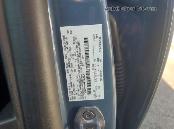 1FMCU9MN4RUA29367 2024 FORD ESCAPE Blue Widok naklejki z numerem VIN