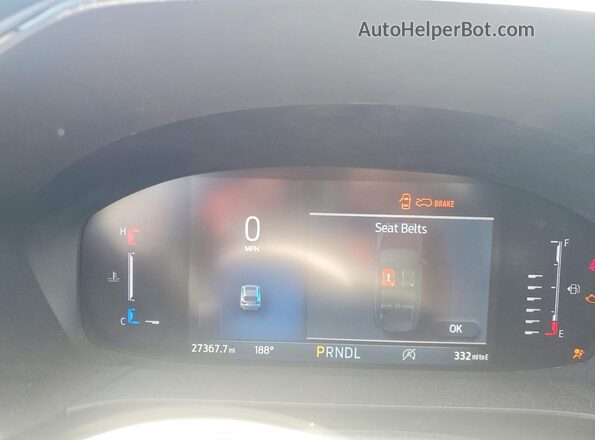 1FMCU9MN4RUA29367 2024 FORD ESCAPE Blue Widok zestawu wskaźników
