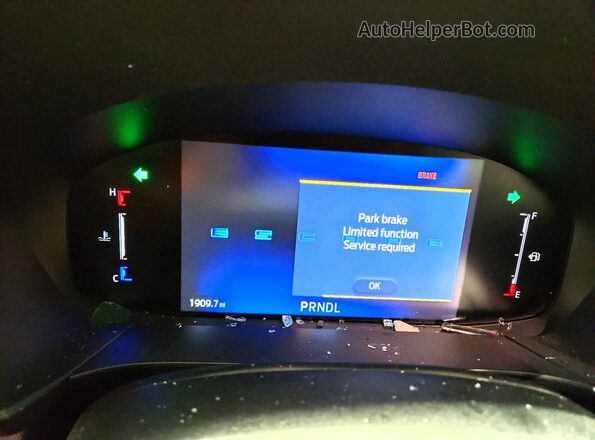 1FMCU9MN4SUB66816 2025 FORD ESCAPE Black Вид щитка приладів