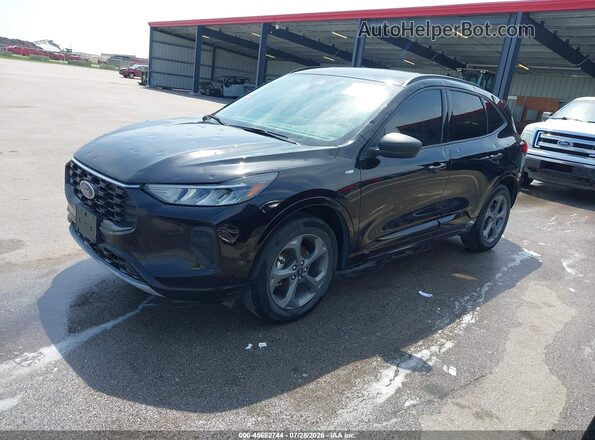 1FMCU9MN5RUA12481 2024 FORD ESCAPE Black წინა მარცხენა ხედი სამი მეოთხედიდან