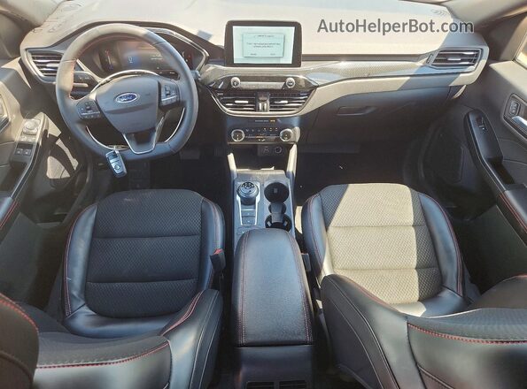 1FMCU9MN5SUB20234 2025 FORD ESCAPE Gray Dashboard view