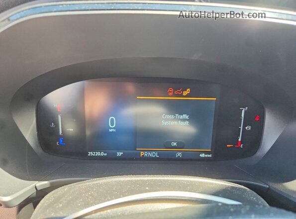 1FMCU9MN5SUB20234 2025 FORD ESCAPE Gray Instrument cluster view