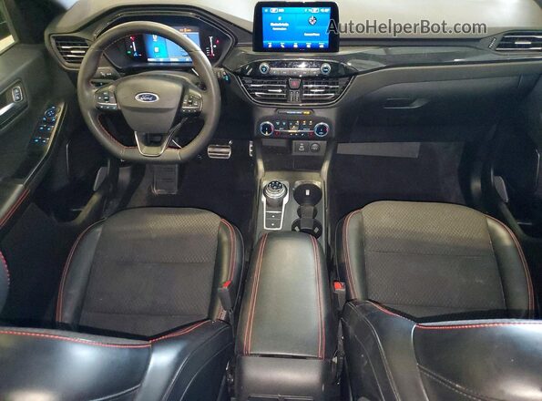 1FMCU9MN6RUA12263 2024 FORD ESCAPE Синий Вид панели приборов