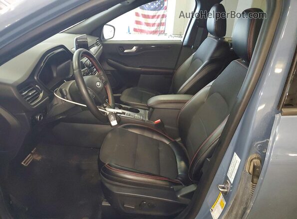 1FMCU9MN6RUA12263 2024 FORD ESCAPE Синий Вид салона спереди