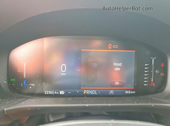 1FMCU9MN7PUB44865 2023 FORD ESCAPE Blue ხელსაწყოთა პანელის ხედი