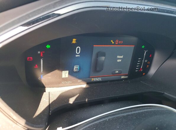 1FMCU9MN7RUA55249 2024 FORD ESCAPE Silver ხელსაწყოთა პანელის ხედი