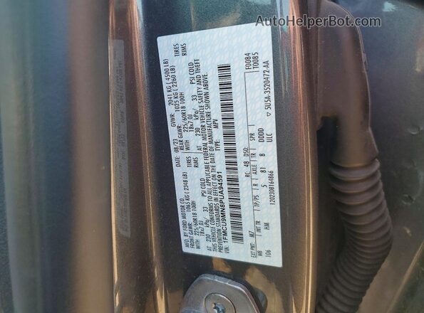 1FMCU9MN8PUA94591 2023 FORD ESCAPE Gray Вид наклейки з VIN-кодом