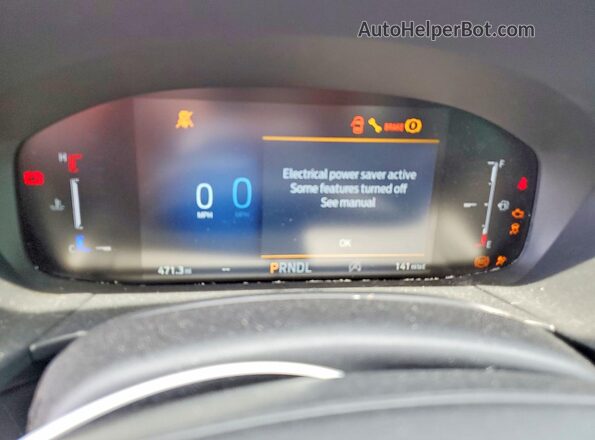 1FMCU9MN9SUB68450 2025 FORD ESCAPE Красный Вид щитка приборов