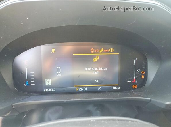 1FMCU9MNXPUA74343 2023 FORD ESCAPE Белый Вид щитка приборов