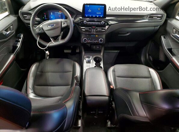 1FMCU9NA0SUB03448 2025 FORD ESCAPE Black Dashboard view