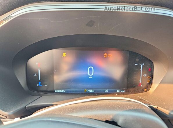1FMCU9NA0SUB43321 2025 FORD ESCAPE Black ხელსაწყოთა პანელის ხედი