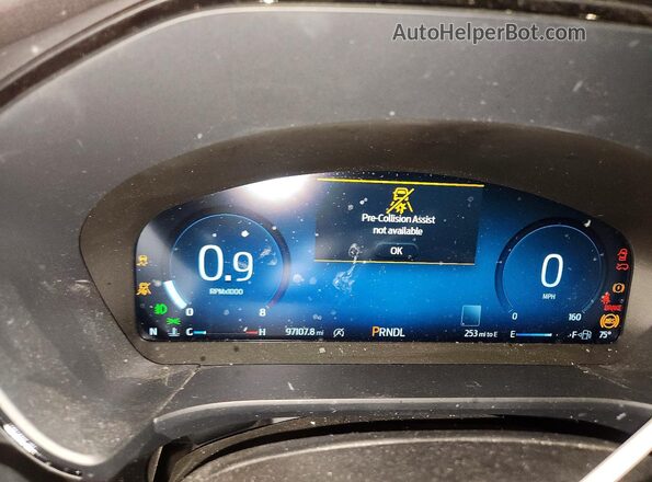1FMCU9NA3PUA32169 2023 FORD ESCAPE Белый Вид щитка приборов