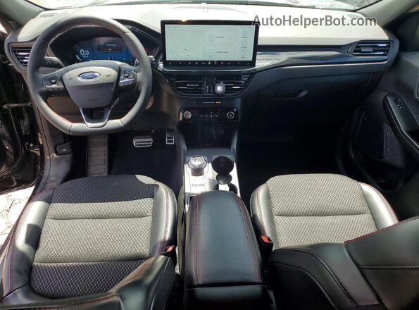1FMCU9NA3RUB07892 2024 FORD ESCAPE Black წინა პანელის ხედი