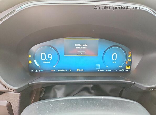 1FMCU9NA7PUB11635 2023 FORD ESCAPE Gray Vista del cuadro de instrumentos