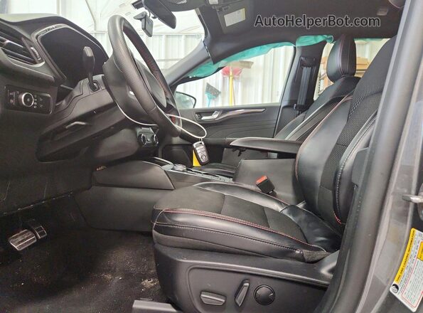 1FMCU9NZXRUB39308 2024 FORD ESCAPE Gray წინა სალონის ხედი