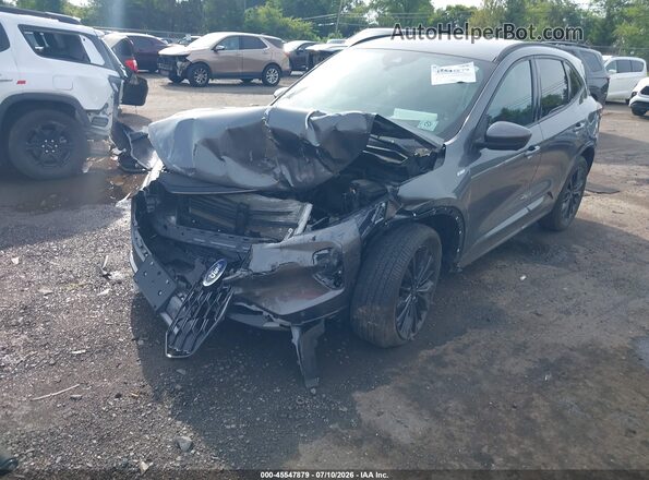 1FMCU9PA6PUB33431 2023 FORD ESCAPE Gray წინა მარცხენა ხედი სამი მეოთხედიდან