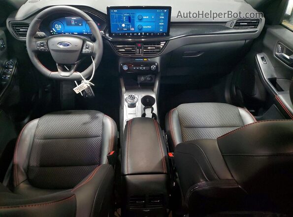 1FMCU9PA8SUB51745 2025 FORD ESCAPE White Вид панелі приладів