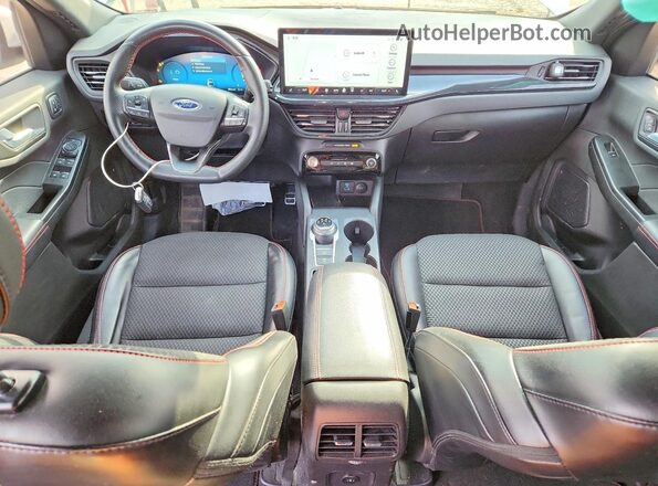 1FMCU9PZ4PUB10266 2023 FORD ESCAPE White წინა პანელის ხედი