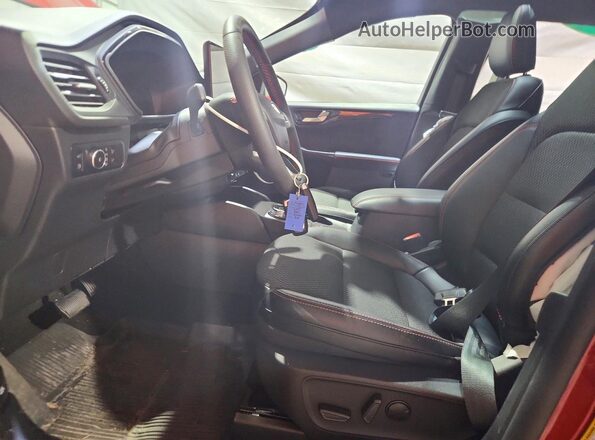 1FMCU9PZ4SUB09868 2025 FORD ESCAPE Red Вид салону спереду